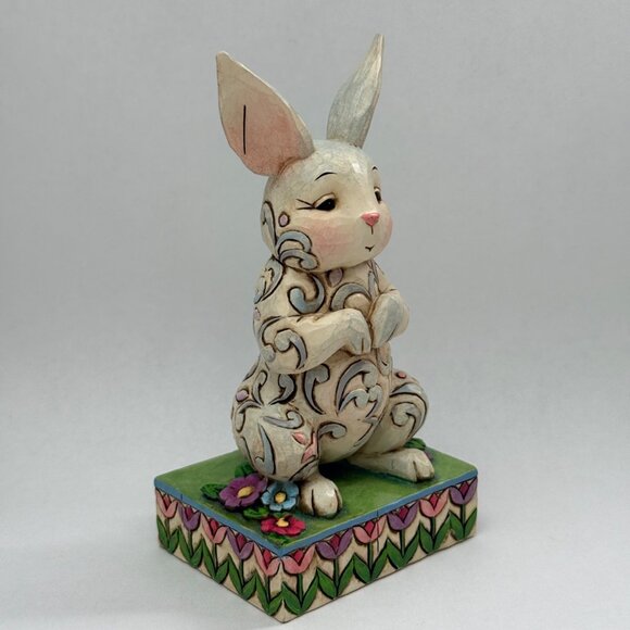 Jim Shore Easter Bunny Figurine 2007 " Cute and Cuddly" 5.25" Heartwood Creek - Picture 5 of 6